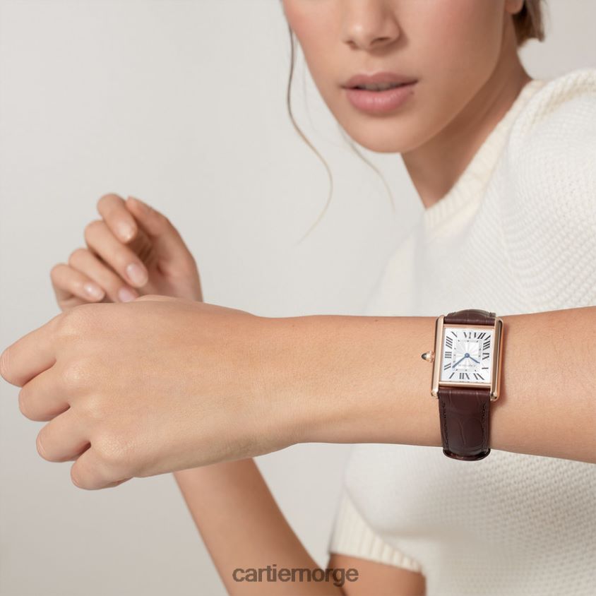 tilbehør Cartier tank louis klokke stilig F4466N791