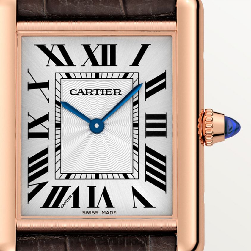 tilbehør Cartier tank louis klokke stilig F4466N791