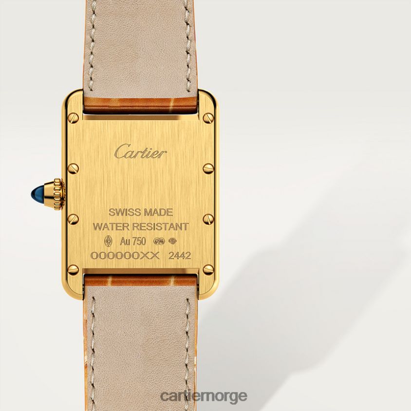 tilbehør Cartier tank louis klokke stilig F4466N803