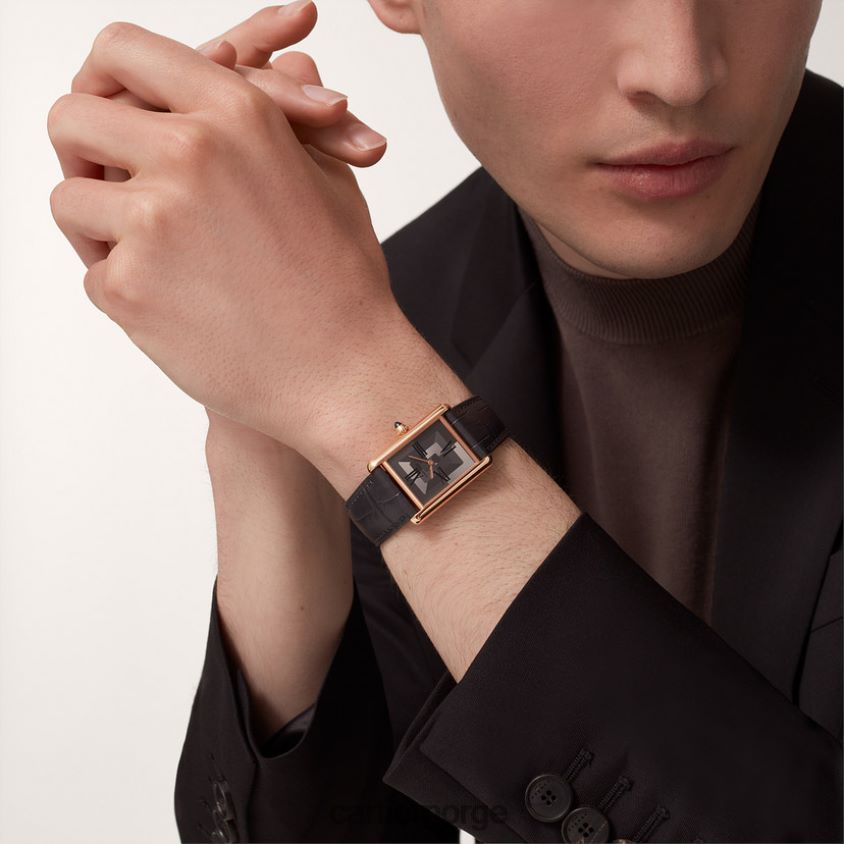 tilbehør Cartier tank louis klokke stilig F4466N814