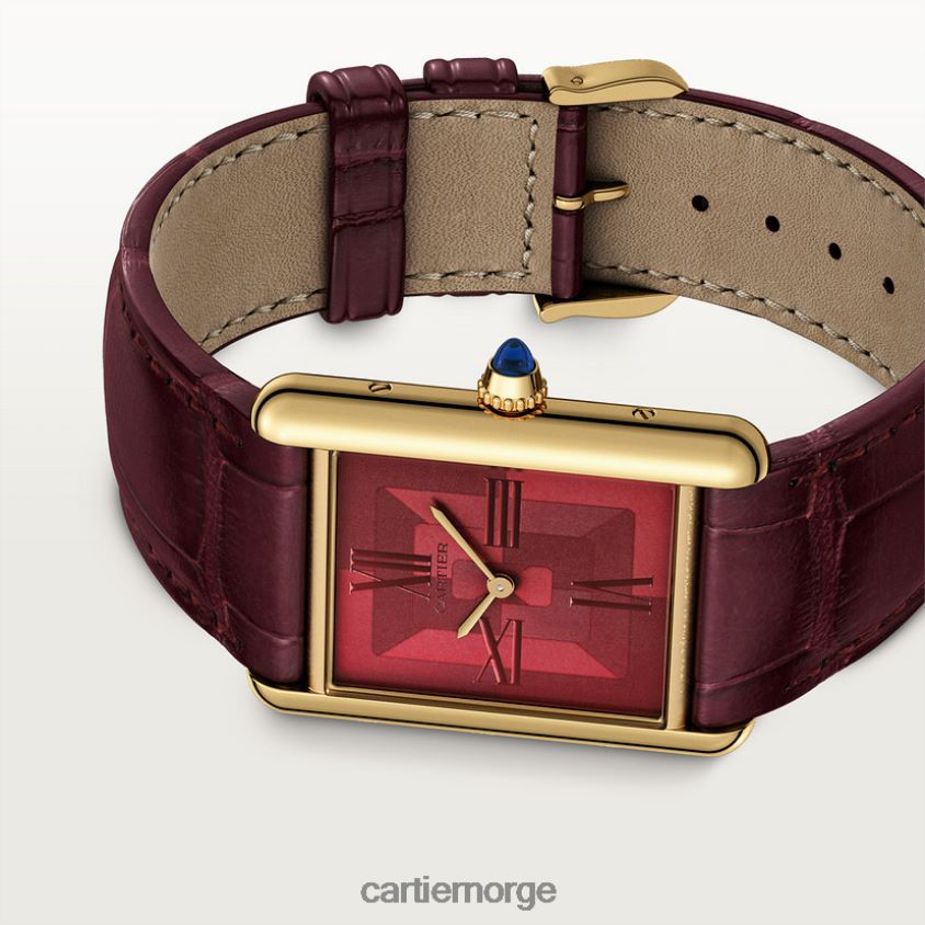 tilbehør Cartier tank louis klokke stilig F4466N828