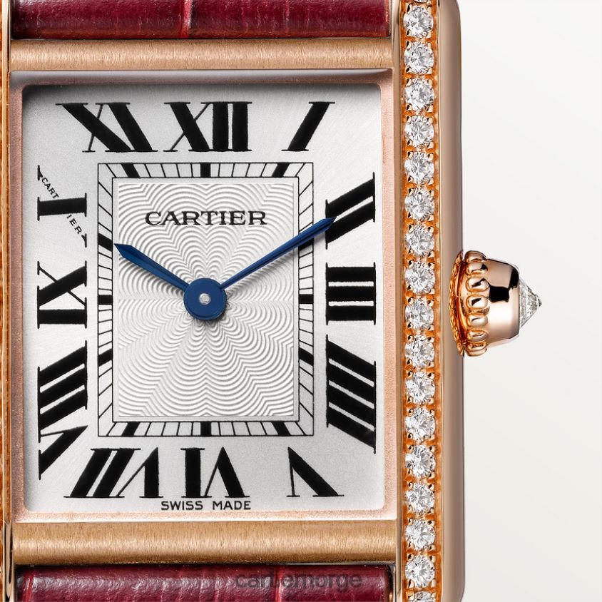 tilbehør Cartier tank louis klokke stilig F4466N829