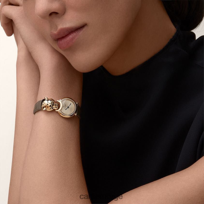 tilbehør Cartier la pantere klokke stilig F4466N982