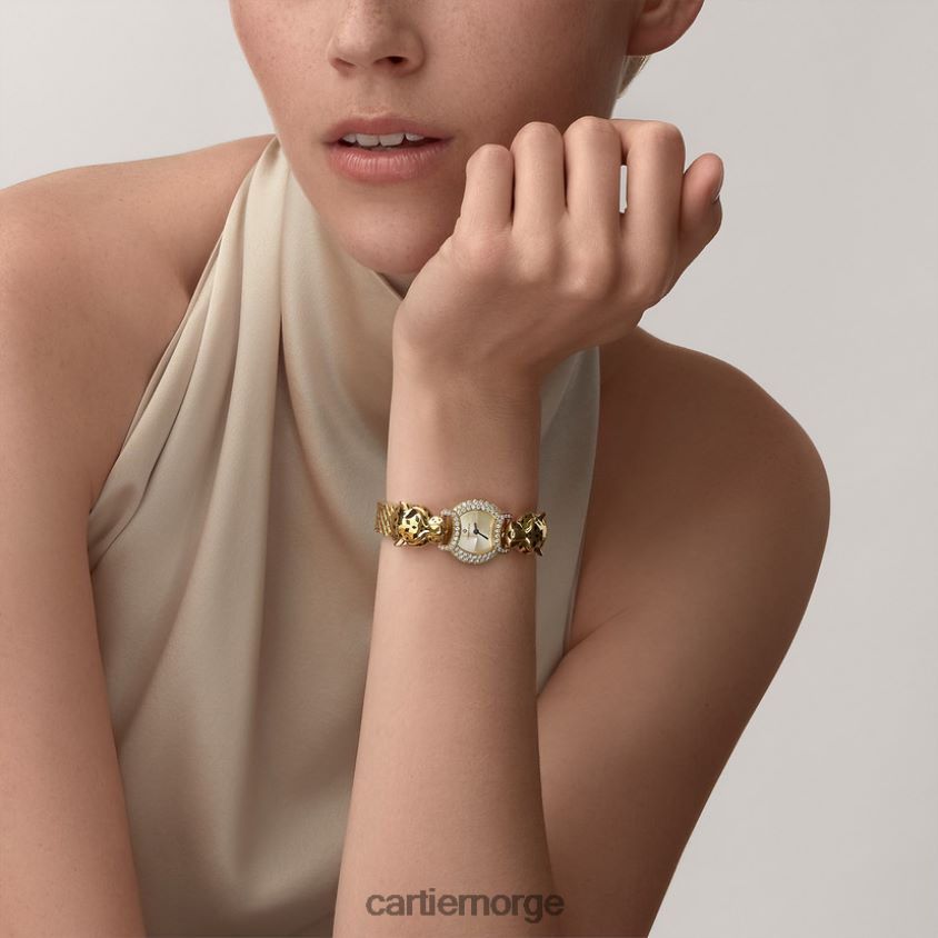 tilbehør Cartier la pantere klokke stilig F4466N983