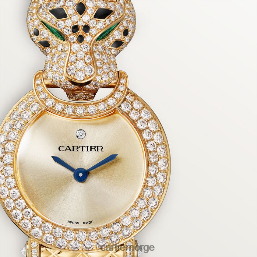 tilbehør Cartier la pantere klokke stilig F4466N986