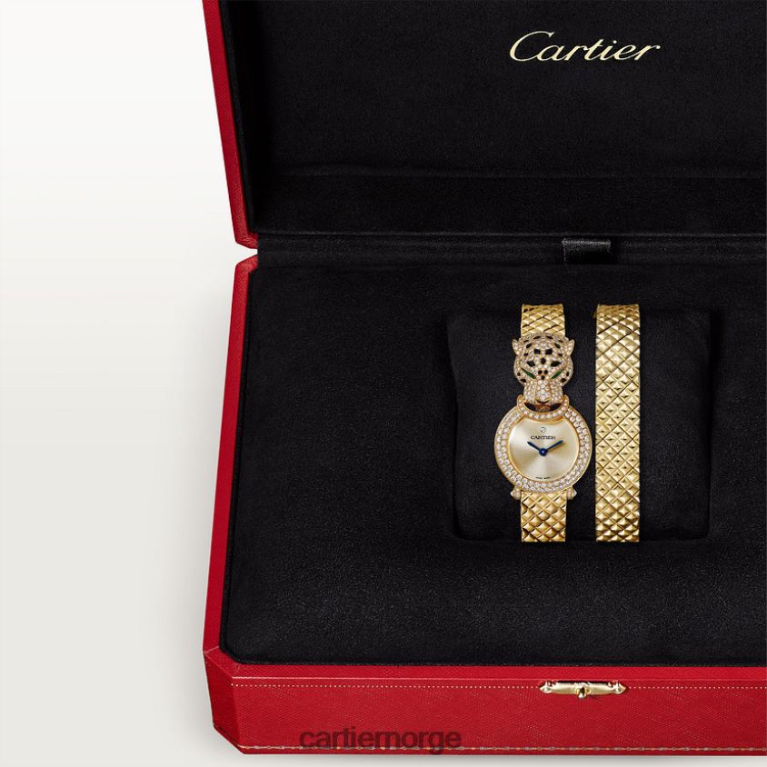 tilbehør Cartier la pantere klokke stilig F4466N989