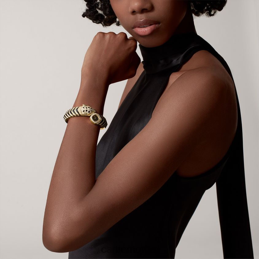 tilbehør Cartier la pantere klokke stilig F4466N990