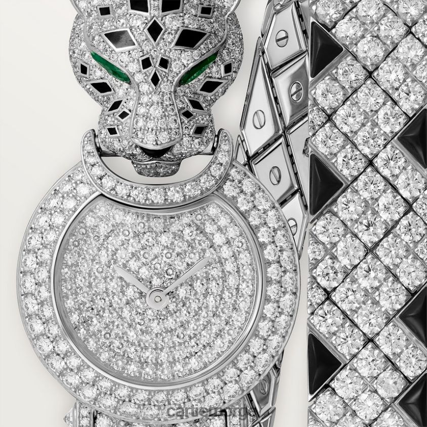 tilbehør Cartier la pantere klokke stilig F4466N993
