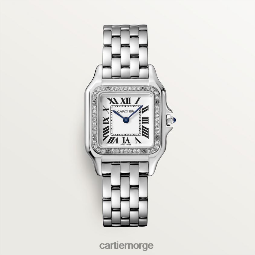 tilbehør Cartier mote panterklokke stilig F4466N834