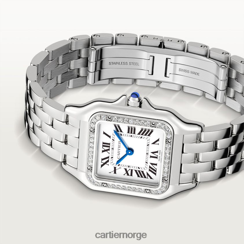 tilbehør Cartier mote panterklokke stilig F4466N834