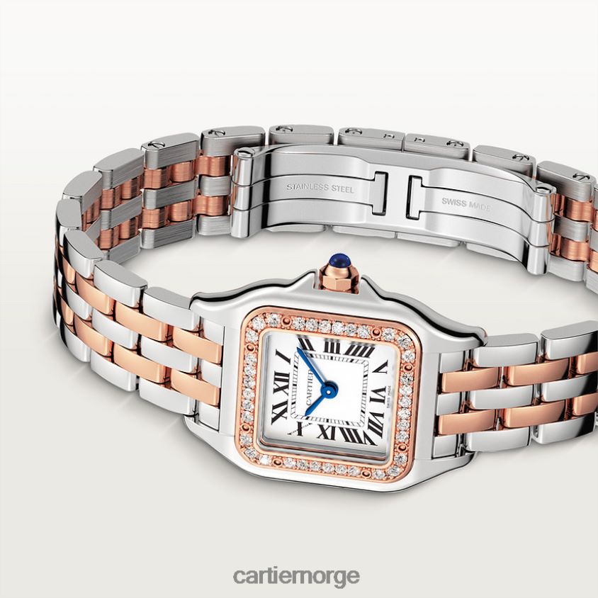 tilbehør Cartier mote panterklokke stilig F4466N838