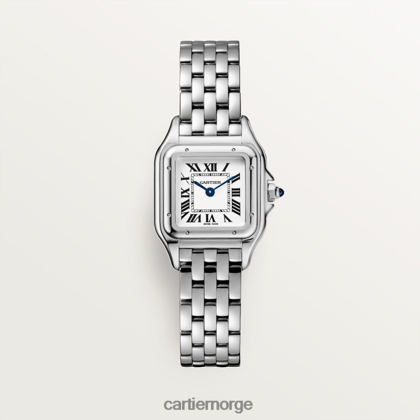 tilbehør Cartier panterklokke, liten modell stilig F4466N832