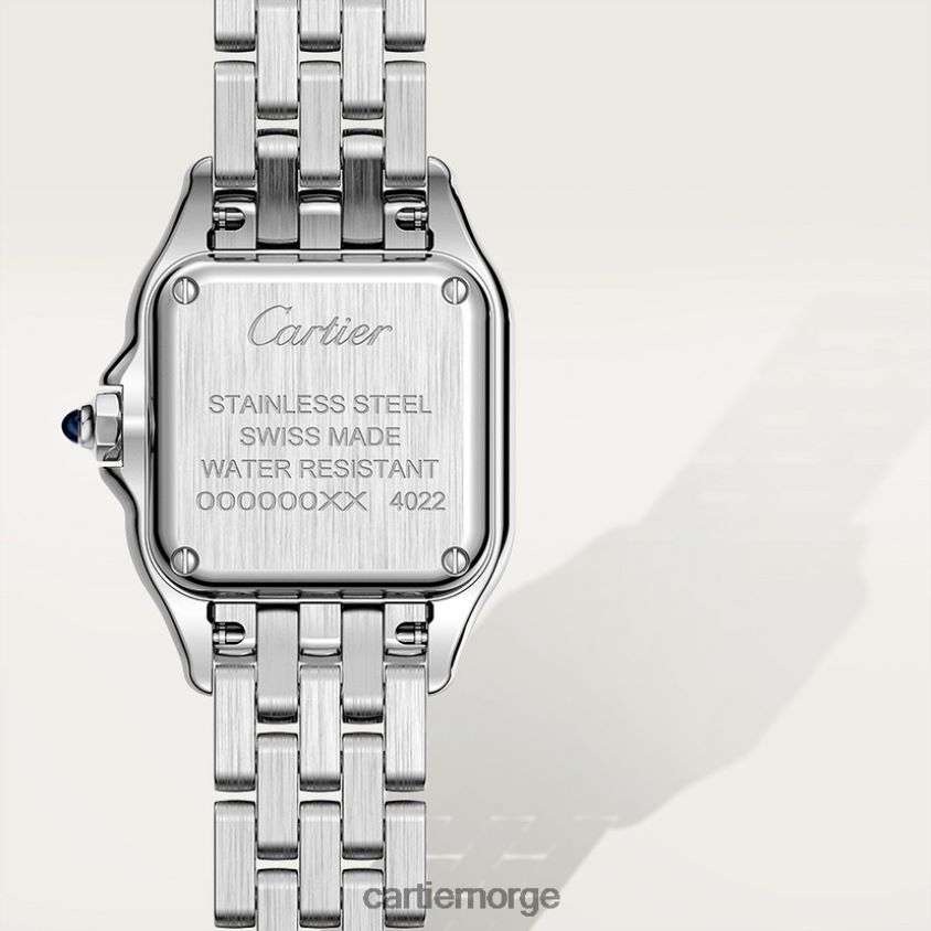 tilbehør Cartier panterklokke, liten modell stilig F4466N832