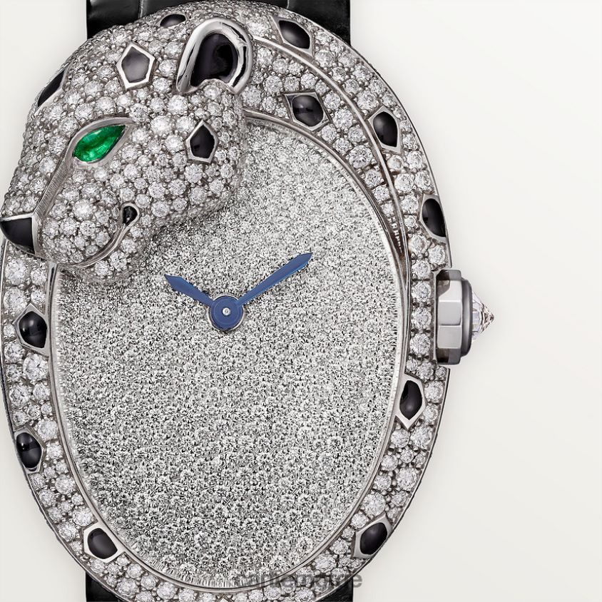 tilbehør Cartier panthere smykkeklokker stilig F4466N1008