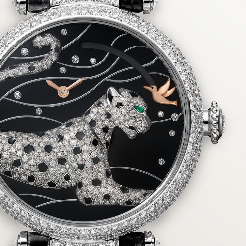 tilbehør Cartier panthere smykkeklokker stilig F4466N1020