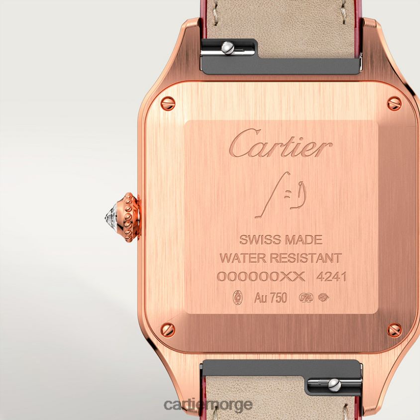 tilbehør Cartier santos-dumont klokke stilig F4466N888