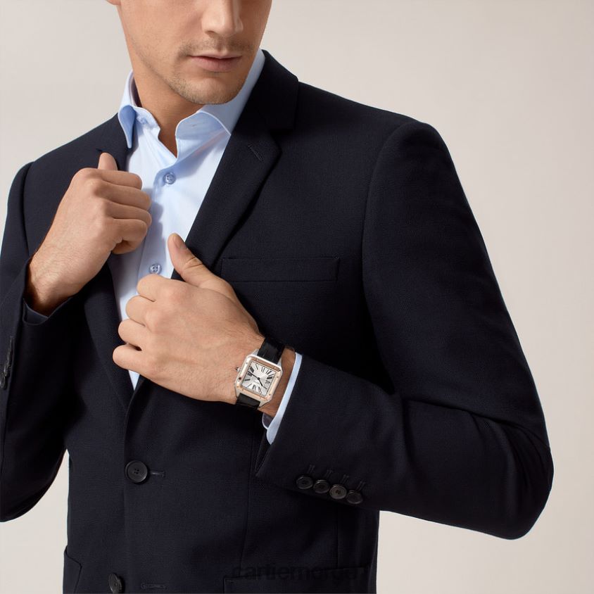 tilbehør Cartier santos-dumont klokke stilig F4466N891