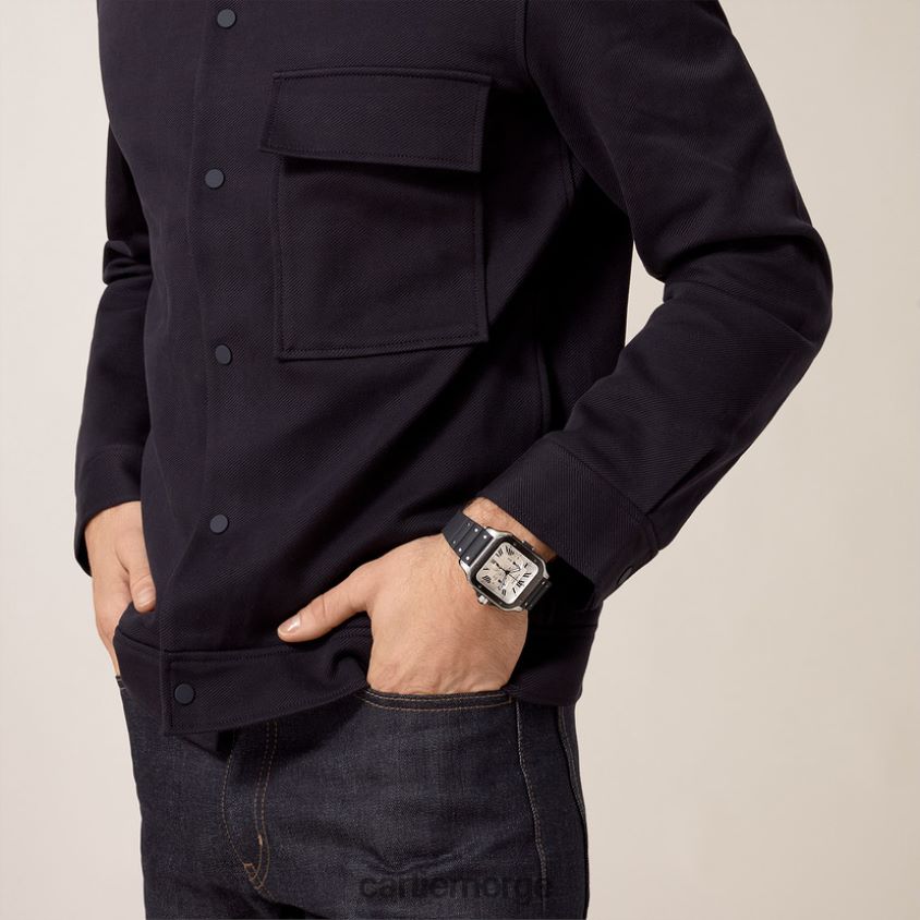 tilbehør Cartier santos kronografklokke stilig F4466N865