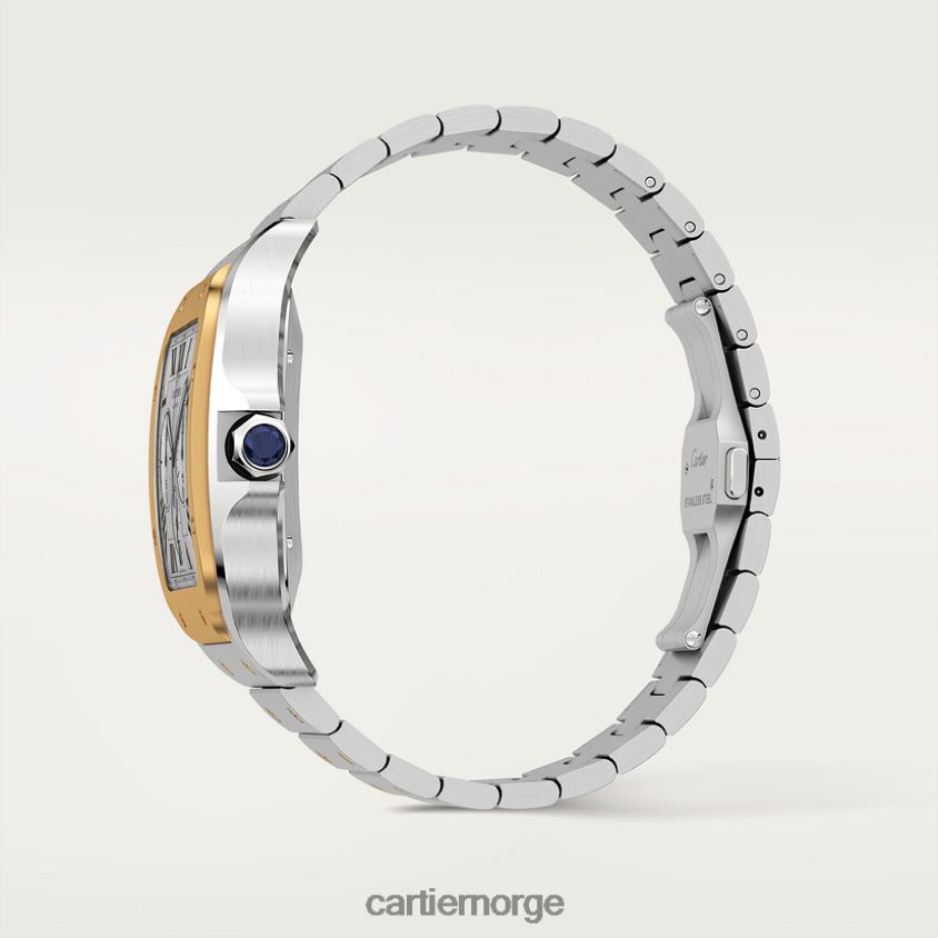 tilbehør Cartier santos kronografklokke stilig F4466N886