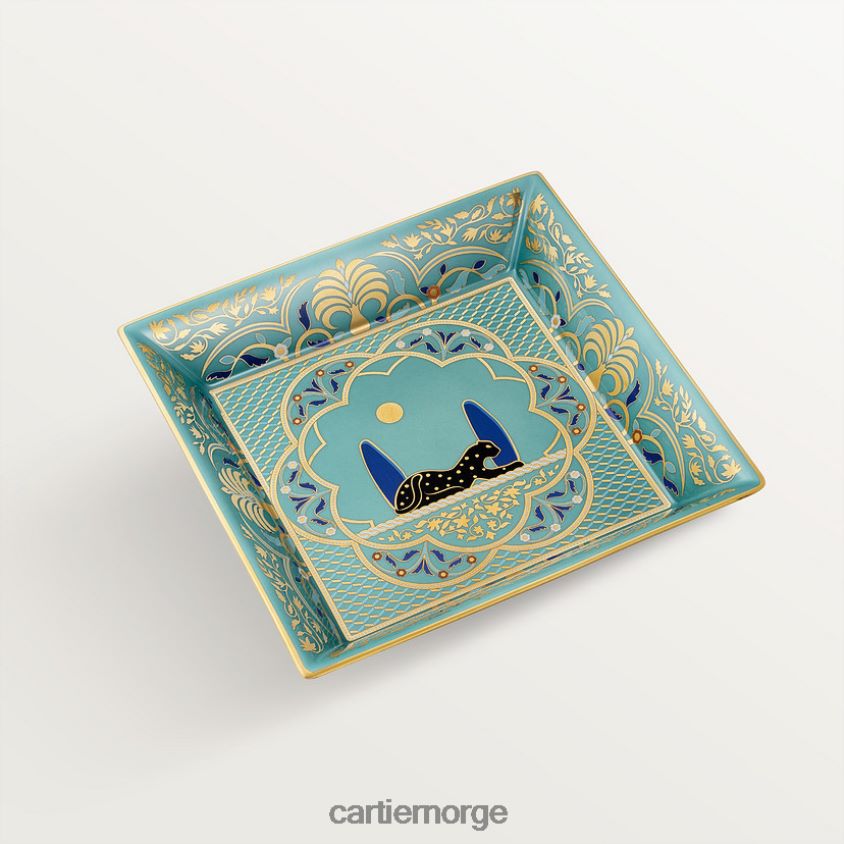 kunsten å bo hjemme Cartier pantere nipsbrett, medium modell stilig F4466N1650