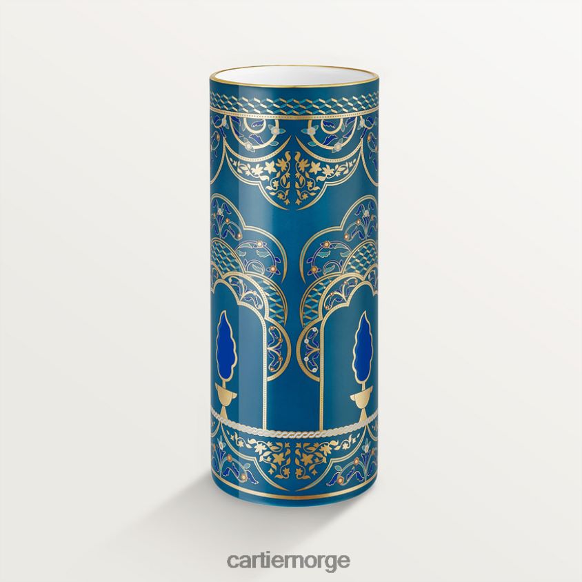 kunsten å bo hjemme Cartier pantere vase, medium modell stilig F4466N1651