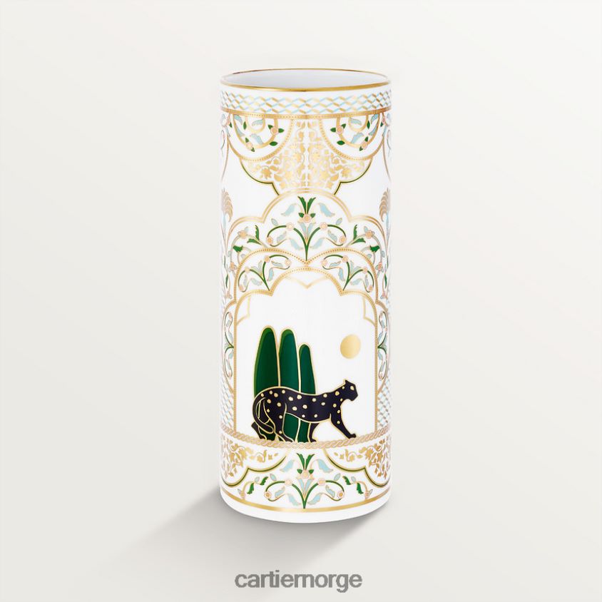 kunsten å bo hjemme Cartier pantere vase, medium modell stilig F4466N1673