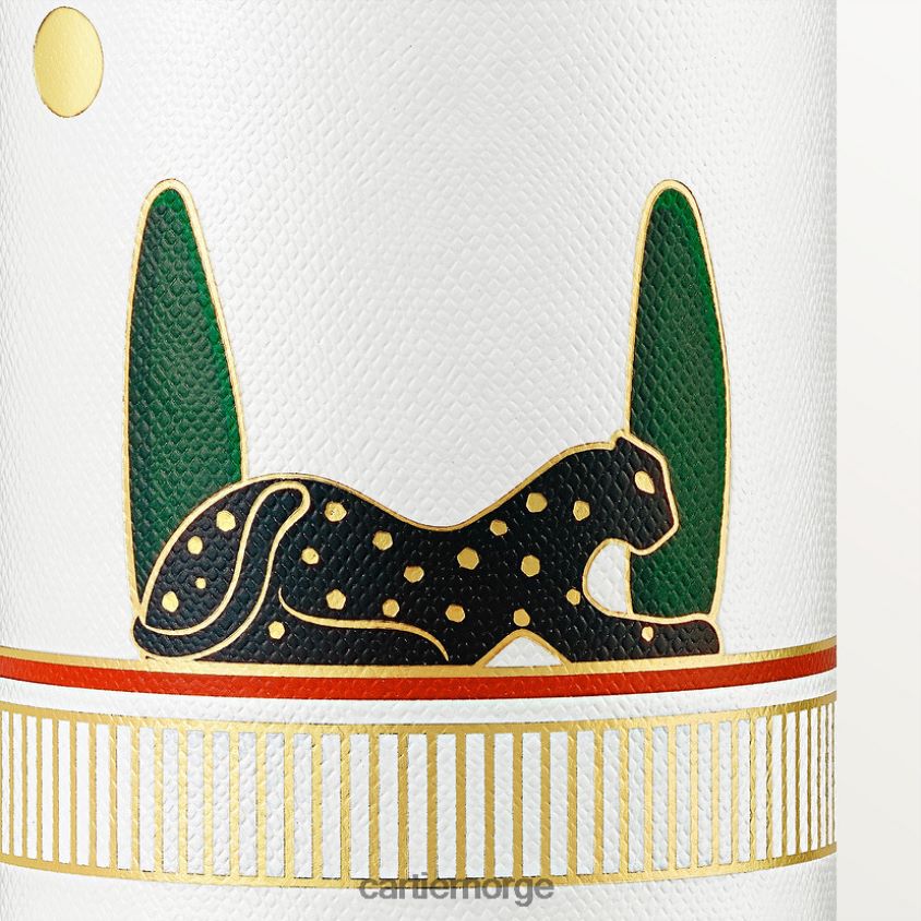 kunsten å bo hjemme Cartier pantersett med 3 fyrstikkesker, stor modell stilig F4466N1653