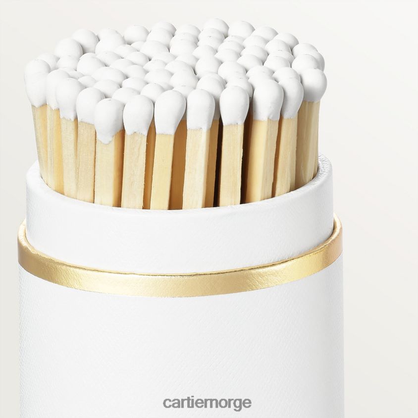 kunsten å bo hjemme Cartier pantersett med 3 fyrstikkesker, stor modell stilig F4466N1653