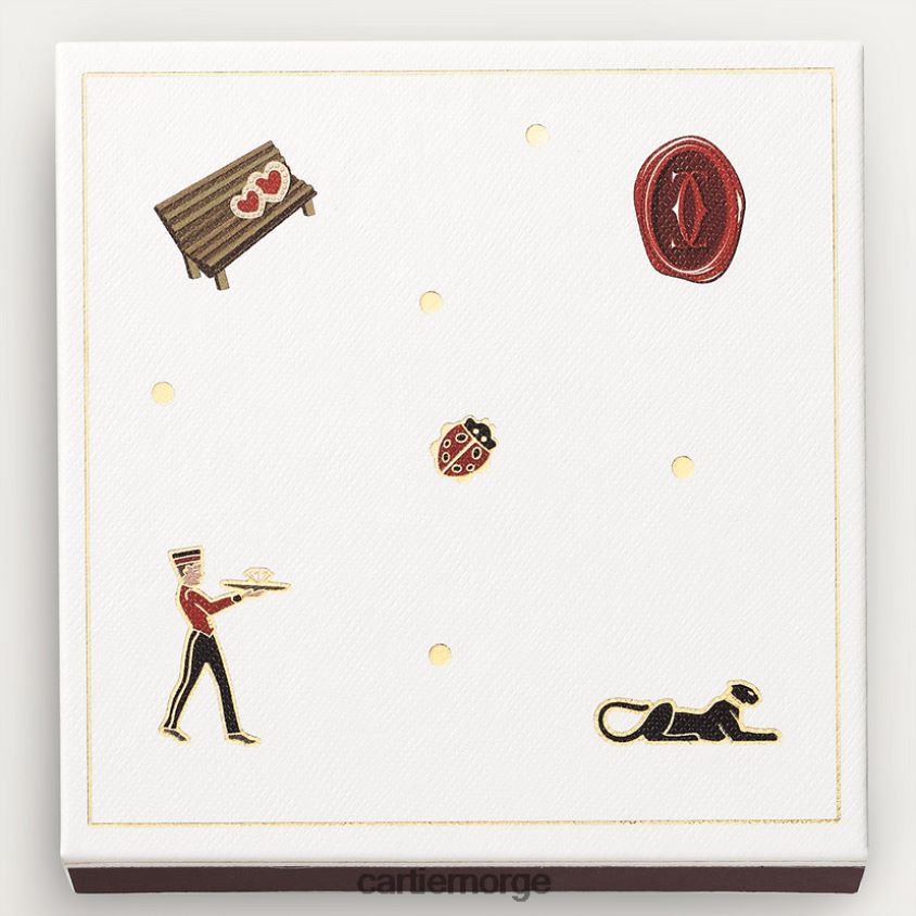 kunsten å bo hjemme Cartier sett med 3 diabolo fyrstikkesker stilig F4466N1640