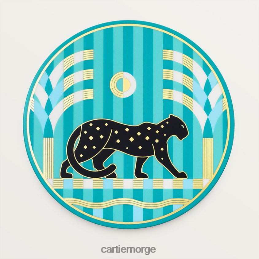 kunsten å bo hjemme Cartier sett med 6 panthere-dalbaner stilig F4466N1669