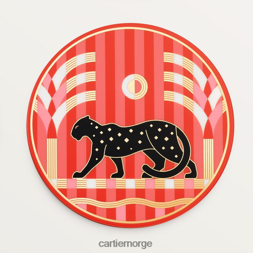 kunsten å bo hjemme Cartier sett med 6 panthere-dalbaner stilig F4466N1669