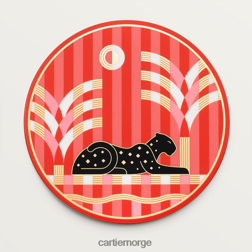 kunsten å bo hjemme Cartier sett med 6 panthere-dalbaner stilig F4466N1669