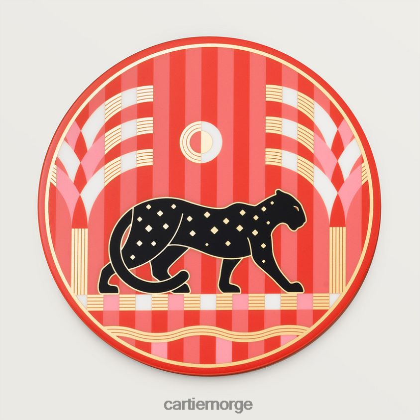 kunsten å bo hjemme Cartier sett med 6 panthere-dalbaner stilig F4466N1669