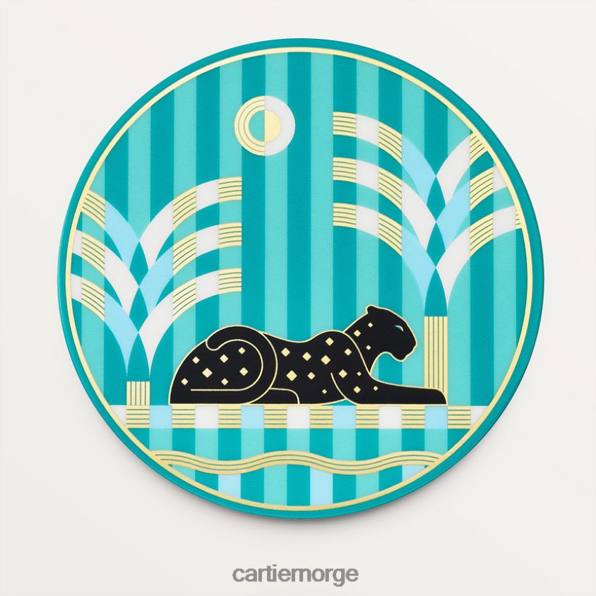 kunsten å bo hjemme Cartier sett med 6 panthere-dalbaner stilig F4466N1669