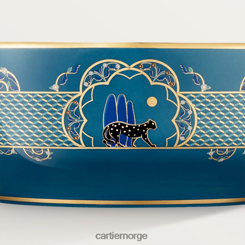 kunsten å bo hjemme Cartier sett med to panterboller stilig F4466N1647