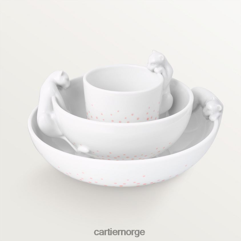 kunsten å bo hjemme Cartier baby 3-delt pantersett stilig F4466N1685