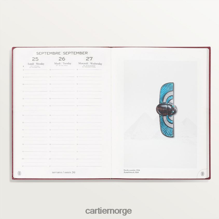 kunsten å bo hjemme Cartier dagbokpåfyll stilig F4466N1779