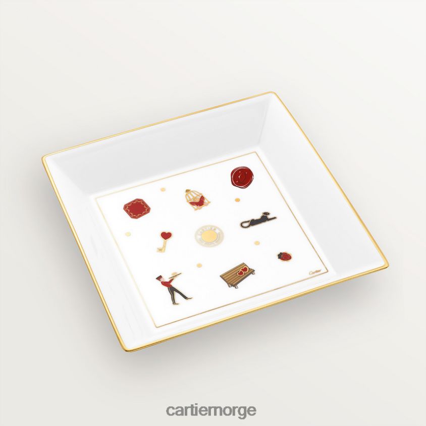 kunsten å bo hjemme Cartier diabolo pyntebrett, medium modell stilig F4466N1619