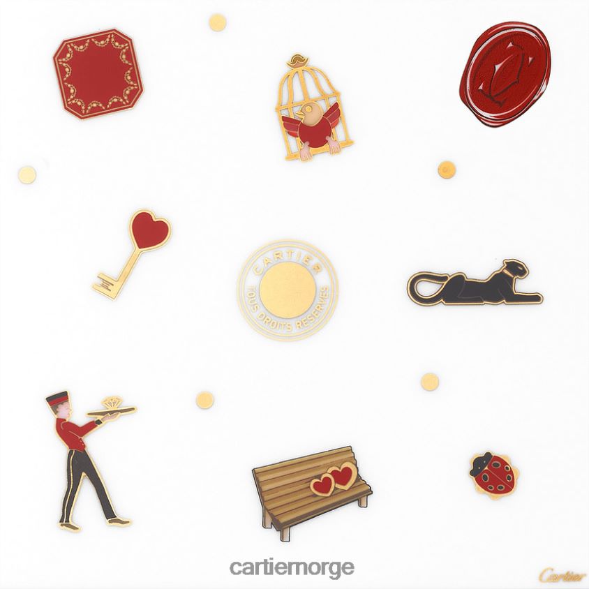 kunsten å bo hjemme Cartier diabolo pyntebrett, medium modell stilig F4466N1619