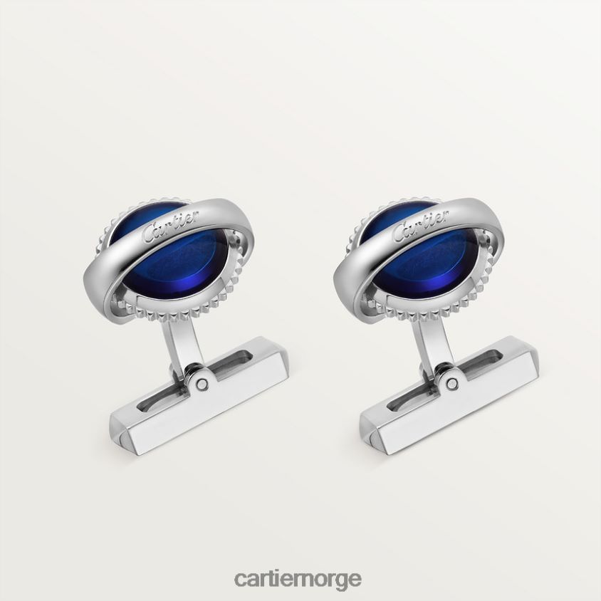tilbehør Cartier ballon bleu sølv mansjettknapper stilig F4466N1417