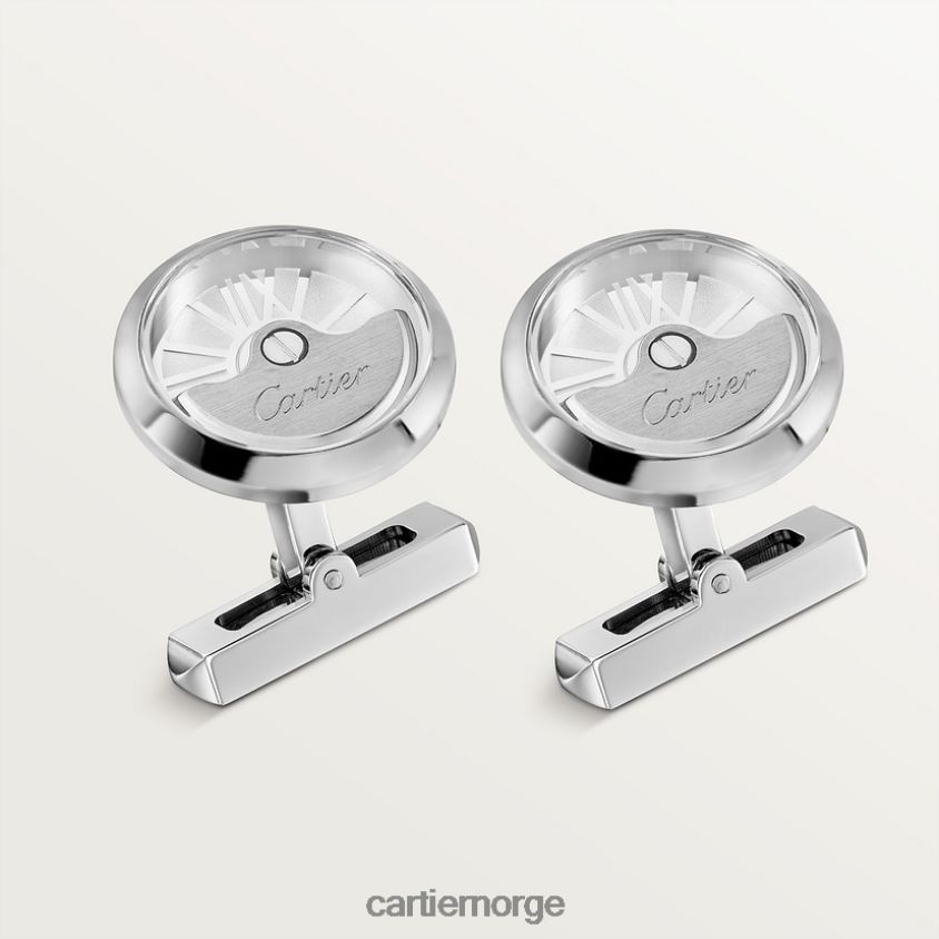tilbehør Cartier mansjettknapper med svingende vekt stilig F4466N1428