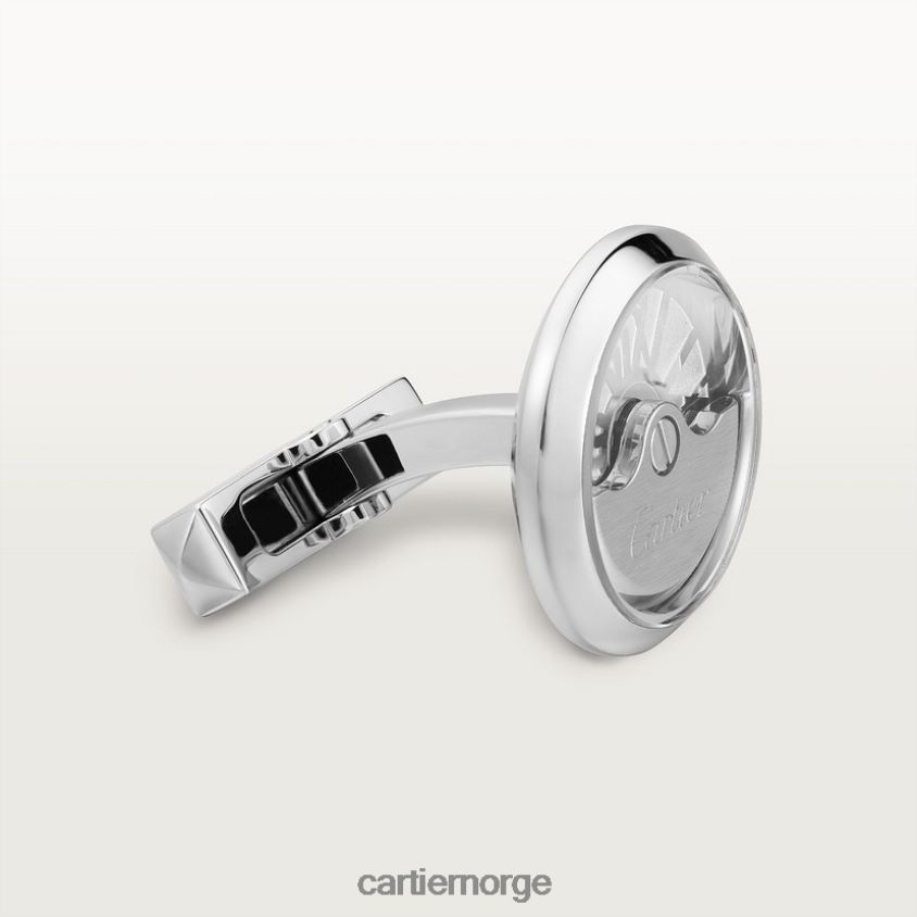 tilbehør Cartier mansjettknapper med svingende vekt stilig F4466N1428