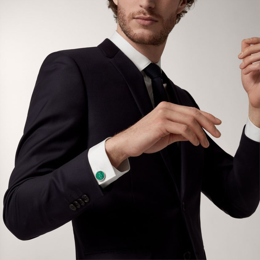 tilbehør Cartier mansjettknapper stilig F4466N1396