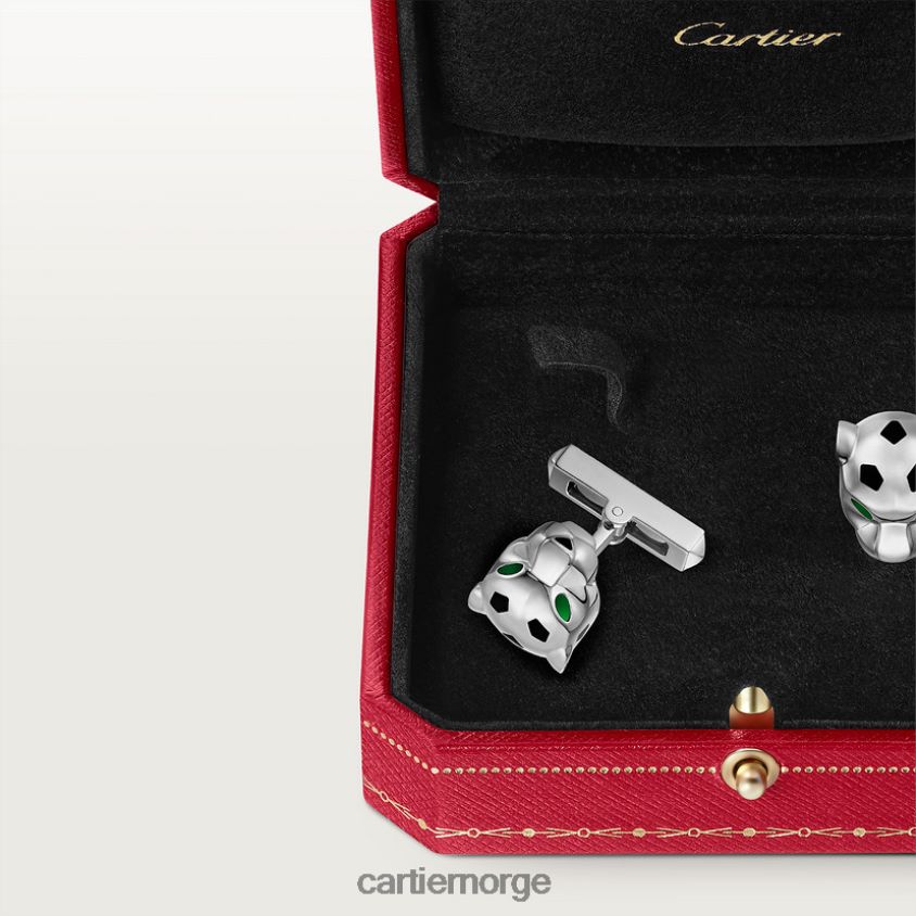 tilbehør Cartier panter mansjettknapper stilig F4466N1395