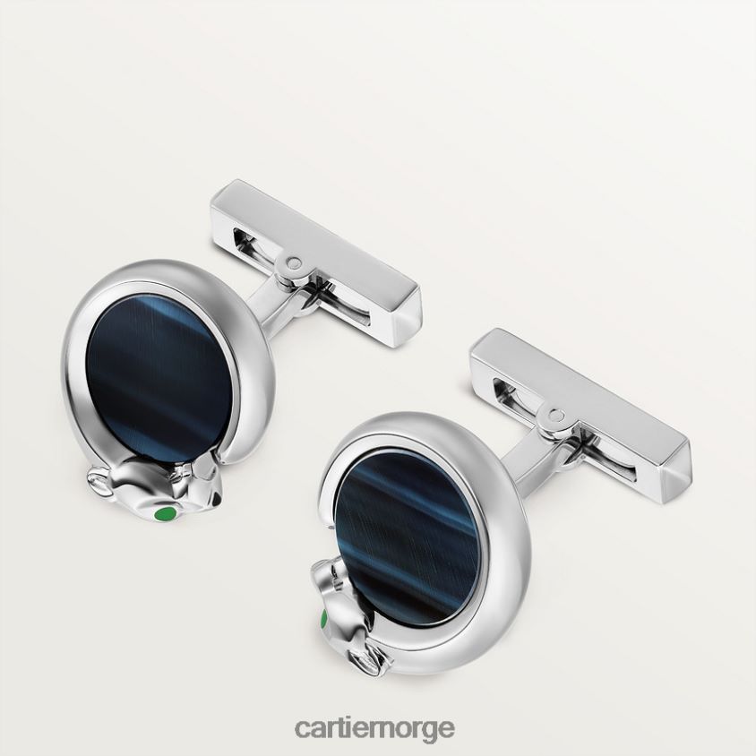 tilbehør Cartier panter mansjettknapper stilig F4466N1432