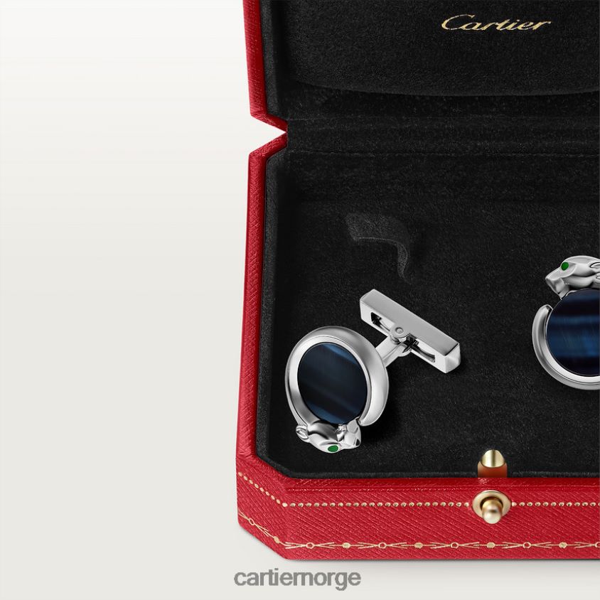 tilbehør Cartier panter mansjettknapper stilig F4466N1432