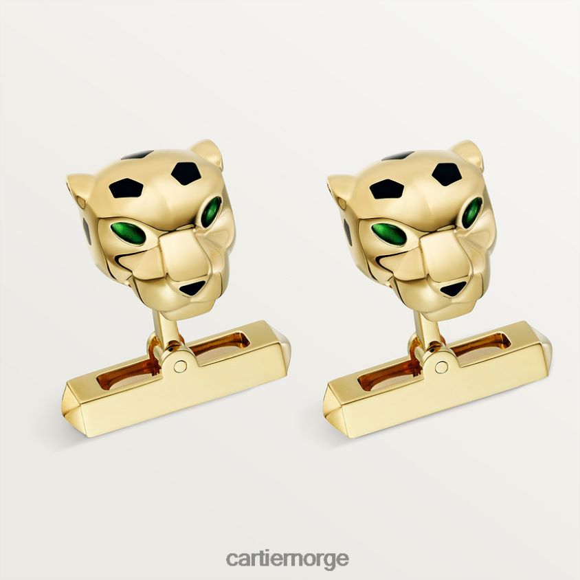 tilbehør Cartier panter mansjettknapper stilig F4466N1464