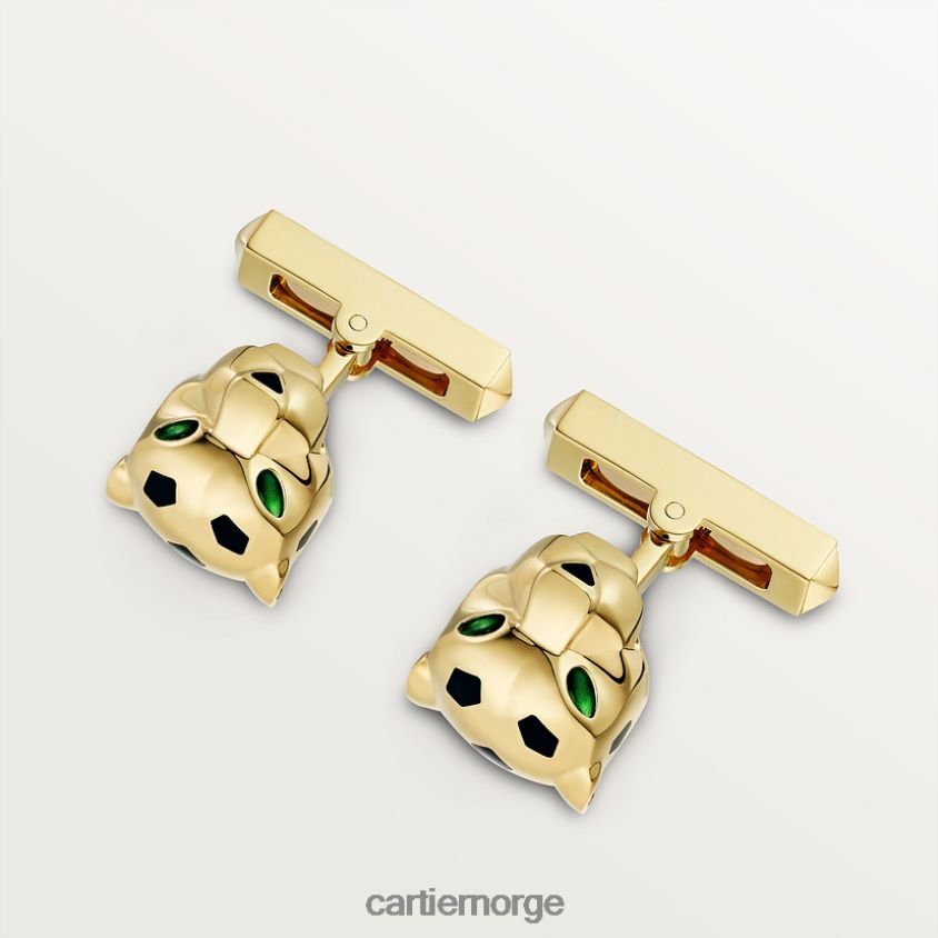 tilbehør Cartier panter mansjettknapper stilig F4466N1464