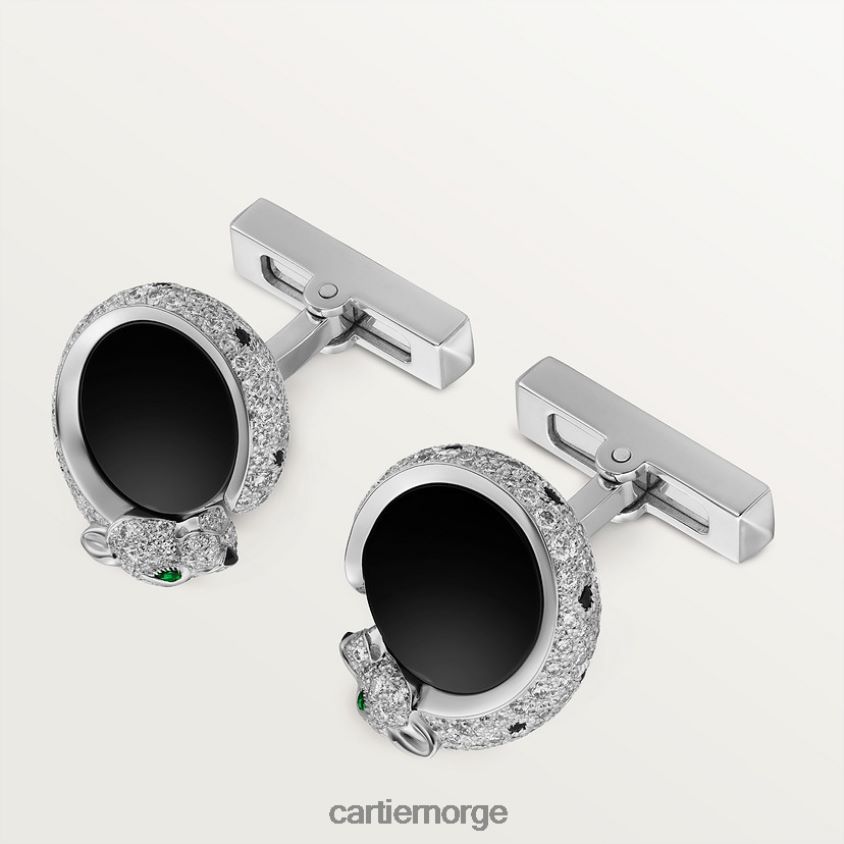 tilbehør Cartier panter mansjettknapper stilig F4466N1470