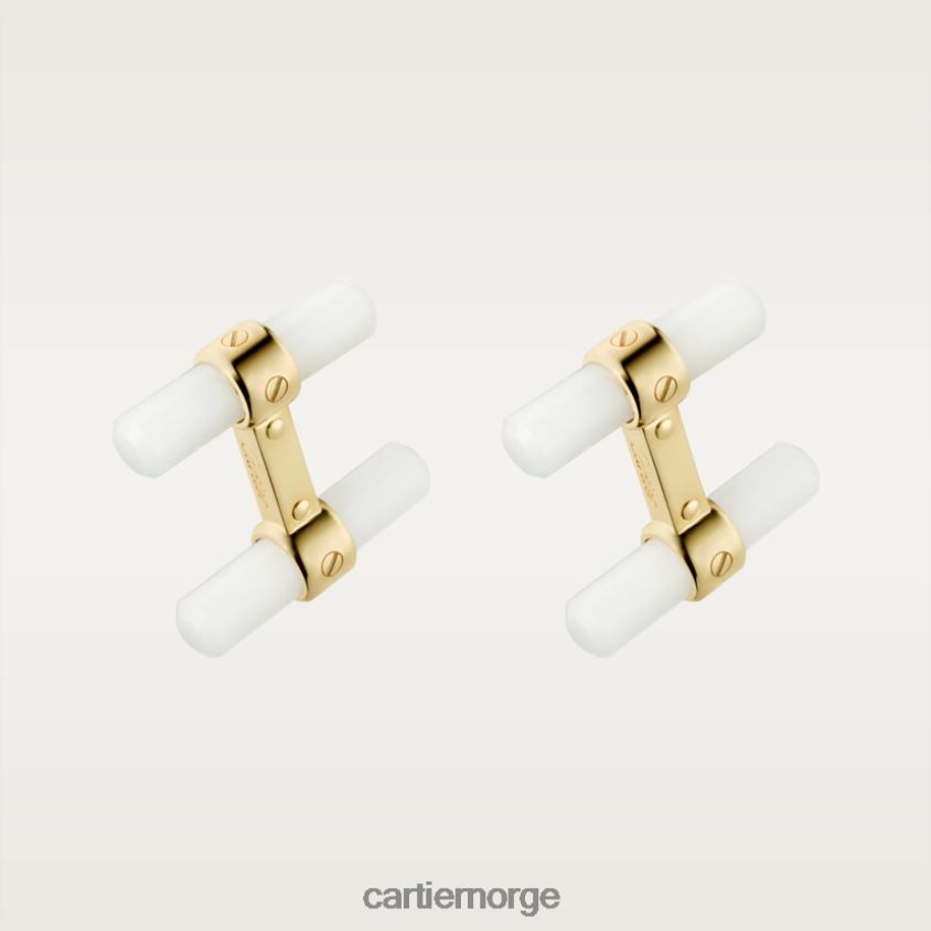 tilbehør Cartier santos mansjettknapper stilig F4466N1457